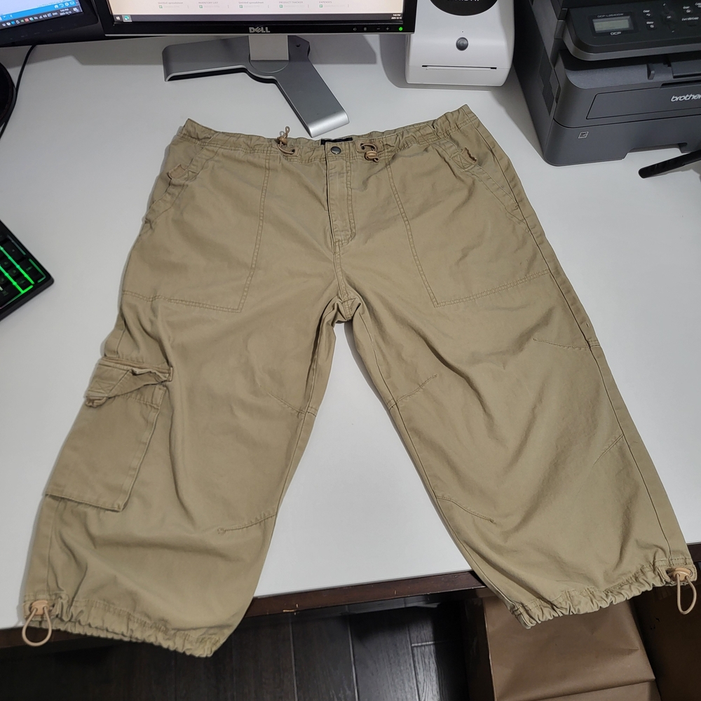 Boden Men’s Khaki Cargo Pants Size L 100% Cotton